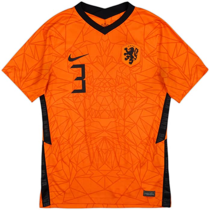 2020-21 Netherlands Home Shirt De Ligt #3 - 10/10 - (S)