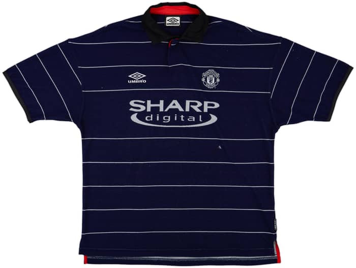 1999-00 Manchester United Away Shirt Scholes #18 - 8/10 - (XL)