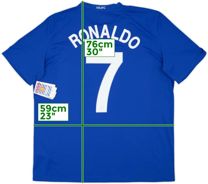 2008-09 Manchester United Third Shirt Ronaldo #7 (XL)