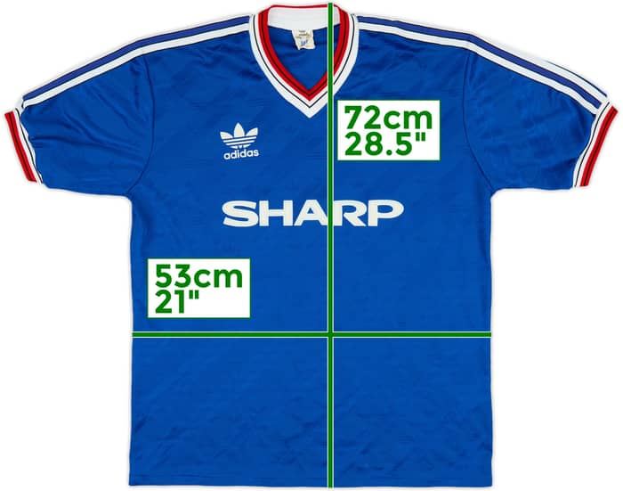 1986-88 Manchester United Third Shirt - 9/10 - (XL)