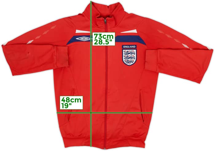 2008-09 England Umbro Track Jacket - 5/10 - (S)