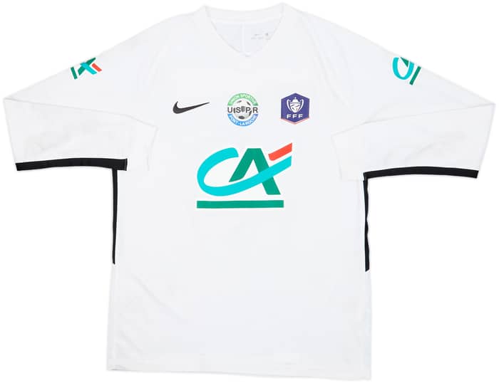 2021-22 Coupe de France Home L/S Shirt #4 - 6/10 - (L)