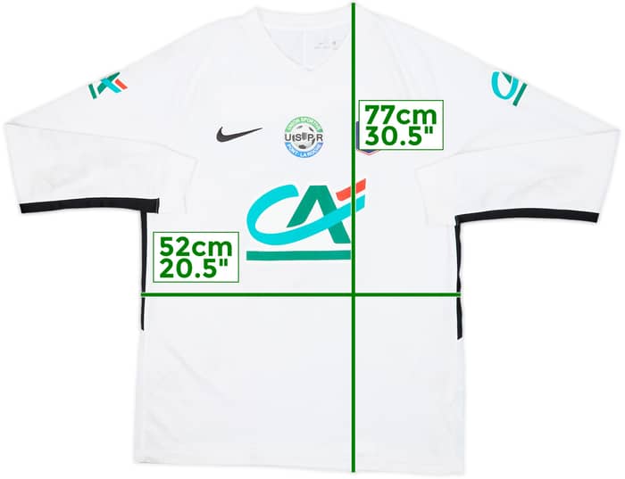 2021-22 Coupe de France Home L/S Shirt #4 - 6/10 - (L)