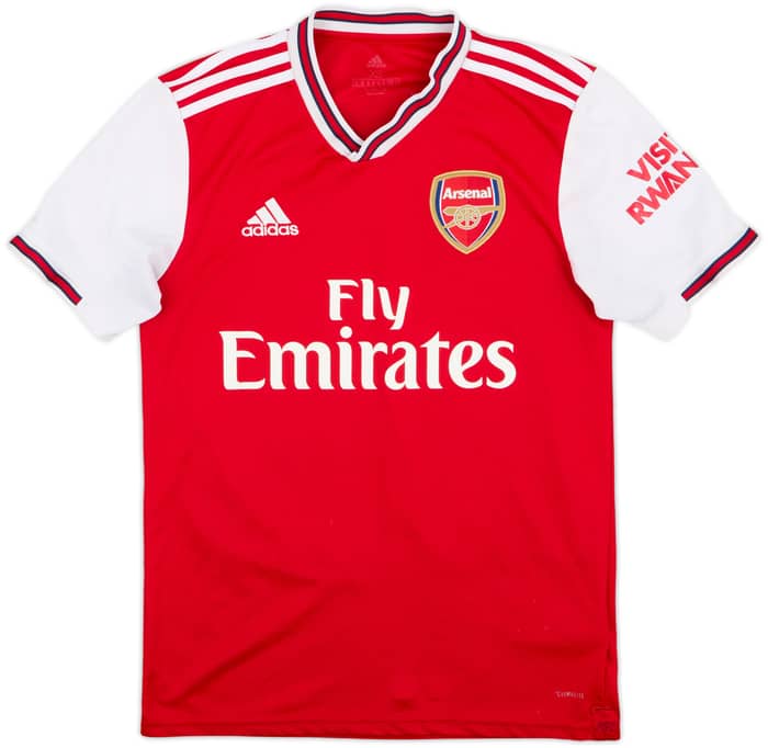 2019-20 Arsenal Home Shirt Saka #77 - 6/10 - (XS)