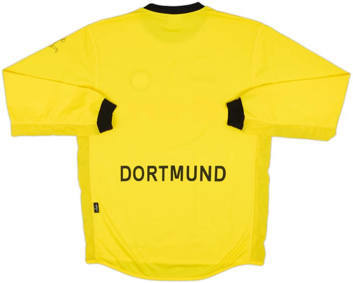 2003-04 Borussia Dortmund Home L/S Shirt - 5/10 - (M)