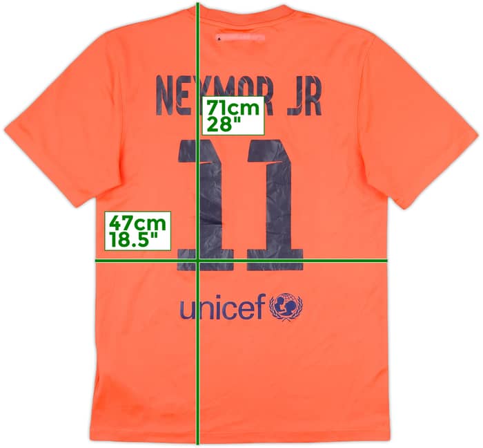 2014-15 Barcelona Basic Away Shirt Neymar Jr #11 - 7/10 - (S)