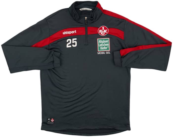 2013-14 Kaiserslautern Player Issue Uhlsport 1/4 Zip Drill Top #25 - 6/10 - (M)