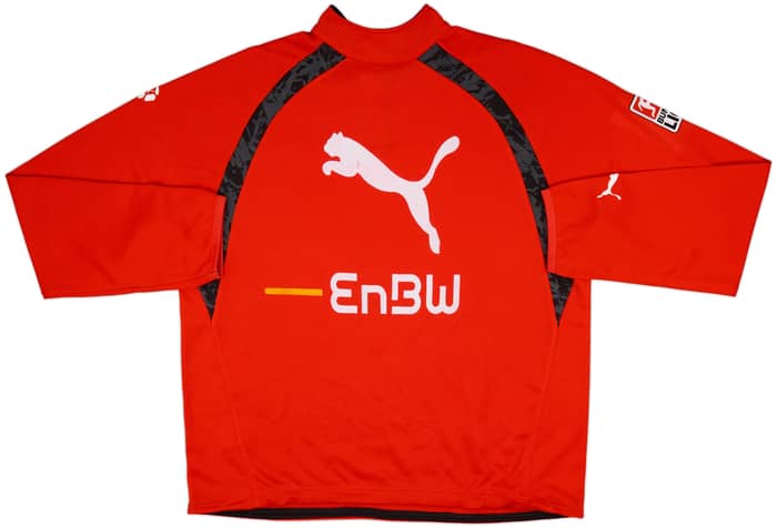 2008-09 Stuttgart Player Issue Puma 1/4 Zip Drill Top - 8/10 - (XL)
