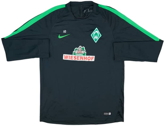 2016-17 Werder Bremen Nike Staff issue Training L/S Shirt AD - 6/10 - (L)