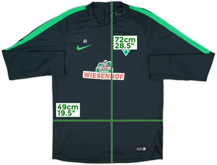 2016-17 Werder Bremen Nike Staff issue Training L/S Shirt AD - 6/10 - (L)