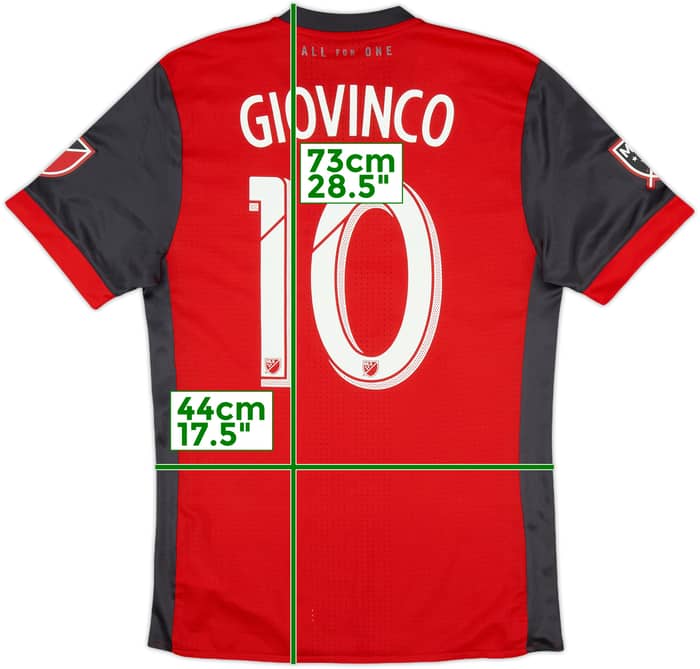 2017 Toronto FC Authentic Home Shirt Giovinco #10 - 9/10 - (M)