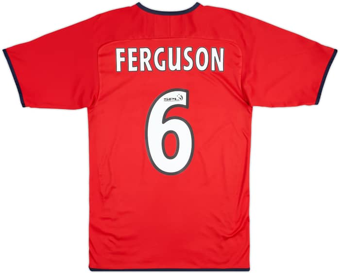 Camiseta de la tercera equipación del Rangers 2004-05 Ferguson #6 - 5/10 - (12-13 Años)