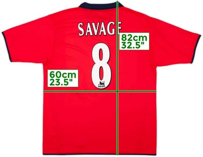 2004-05 Birmingham Away Shirt Savage #8 - 8/10 - (XL)