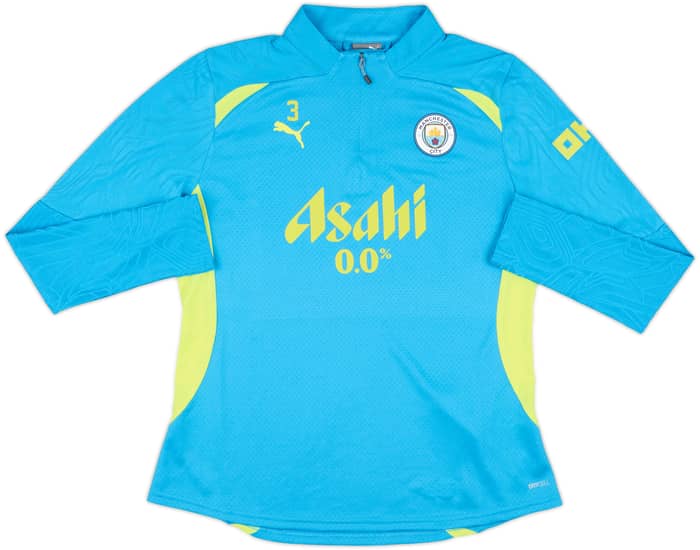 2024-25 Manchester City Player Issue Puma 1/4 Zip Drill Top #3 - 10/10 - (Women's M)