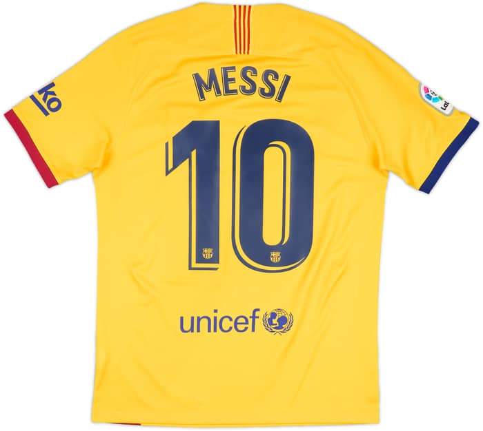 2019-20 Barcelona Away Shirt Messi #10 - 9/10 - (M)