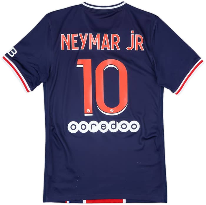 2020-21 Paris Saint-Germain Home Shirt NeymarJr #10 - 7/10 - (XS)