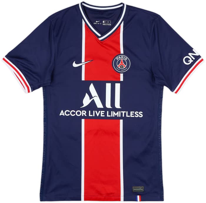 2020-21 Paris Saint-Germain Home Shirt NeymarJr #10 - 7/10 - (XS)