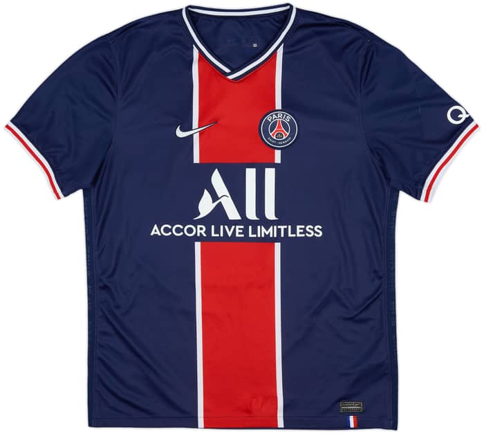 2020-21 Paris Saint-Germain Home Shirt NeymarJr #10 - 8/10 - (L)