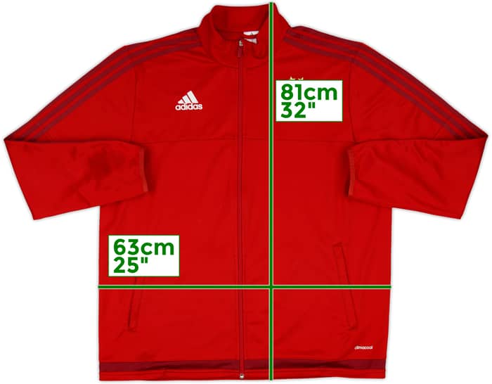 2015-16 Bayern Munich adidas Track Jacket - 8/10 - (XL)