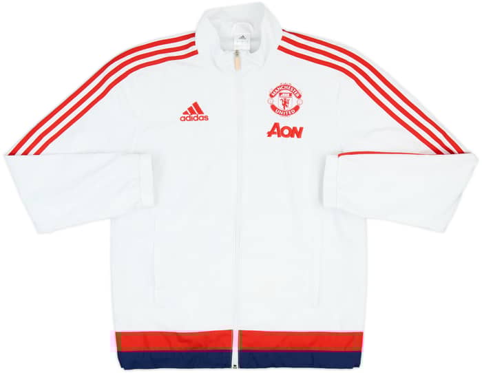 2015-16 Manchester United adidas Track Jacket - 6/10 - (S)