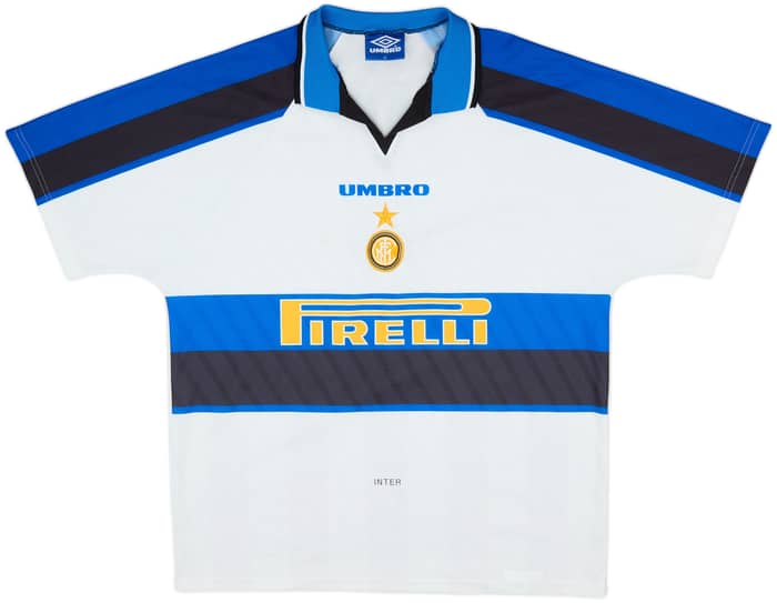 1996-97 Inter Milan Away Shirt Zanetti #4 - 8/10 - (XL)