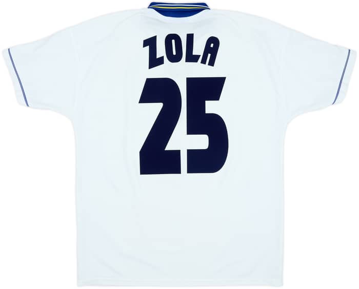 1998-00 Chelsea Away Shirt Zola #25 - 8/10 - (L)