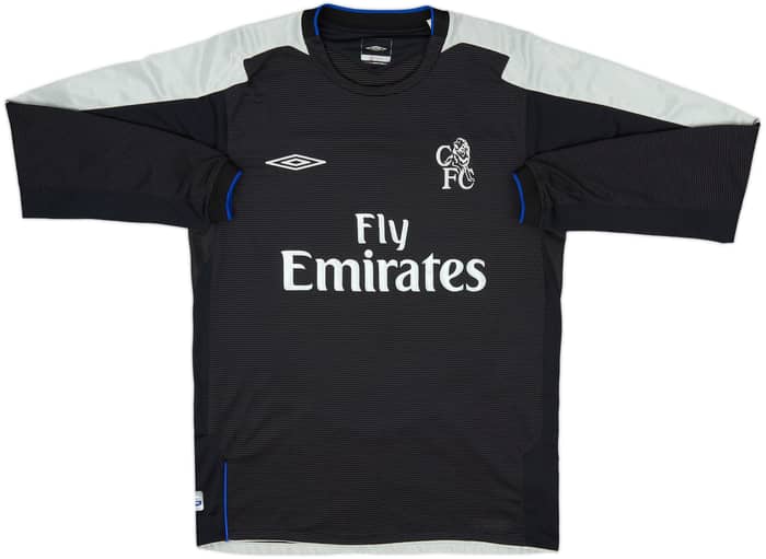 2004-05 Chelsea Away L/S Shirt Drogba #15 - 6/10 - (S)
