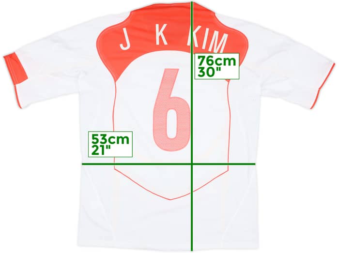 2004 South Korea Match Issue AFC Youth Away Shirt J K Kim #6