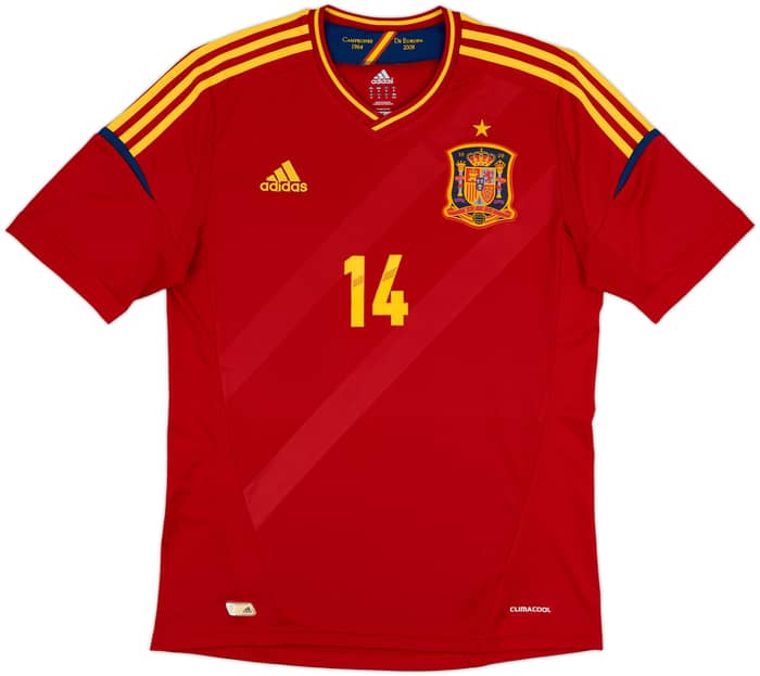 2011-12 Spain Home Shirt Alonso #14 - 5/10 - (M)