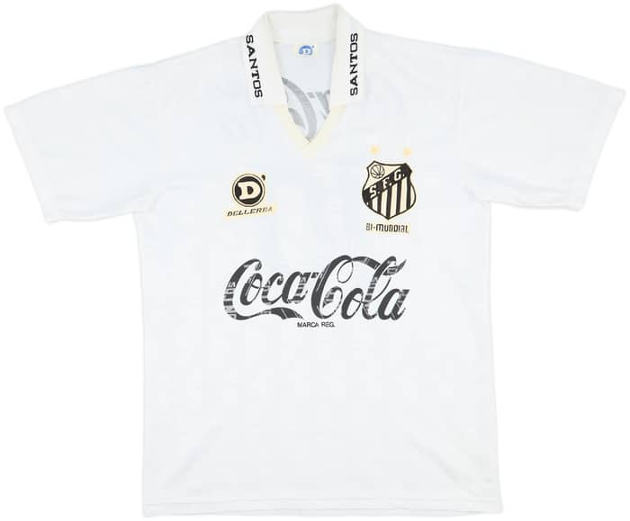 1993 Santos Home Shirt #10 - 8/10 - (L)
