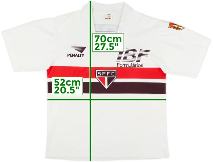 1993 Sao Paulo Home Shirt - 8/10 - (M)