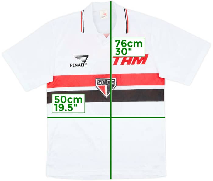 1993 Sao Paulo Home Shirt #9 - 8/10 - (M)