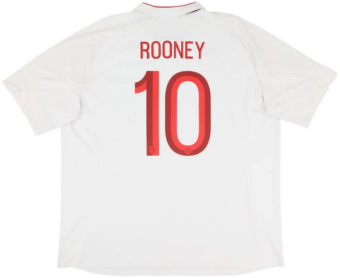 2012-13 England Home Shirt Rooney #10 - 6/10 - (3XL)