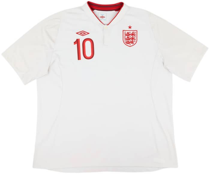 2012-13 England Home Shirt Rooney #10 - 6/10 - (3XL)