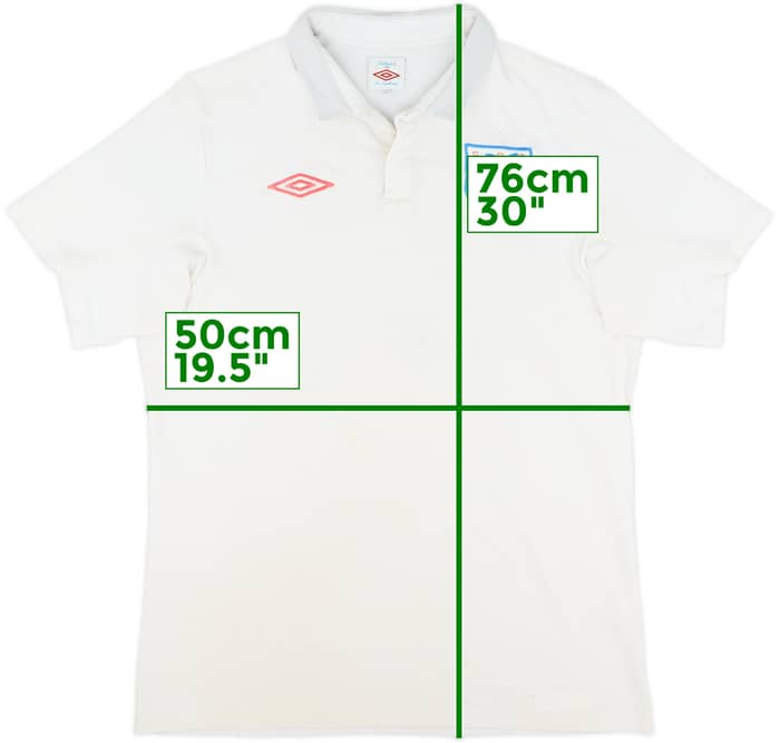 2009-10 England Home Shirt - 5/10 - (M)