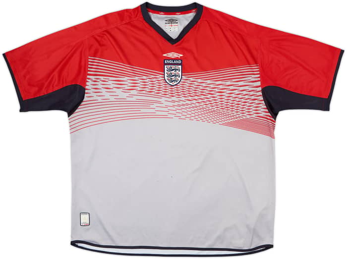 2003-04 England Umbro Training Shirt - 7/10 - (XXL)