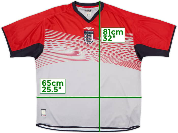 2003-04 England Umbro Training Shirt - 7/10 - (XXL)