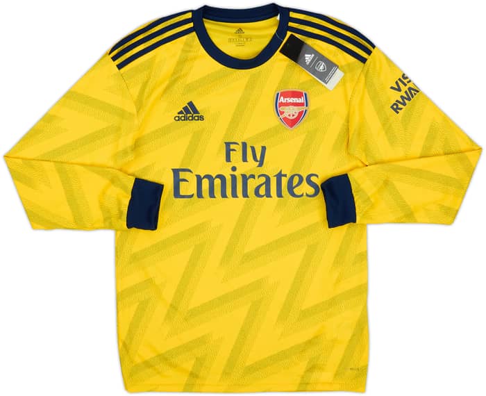 2019-20 Arsenal Away L/S Shirt Saka #77 (S)