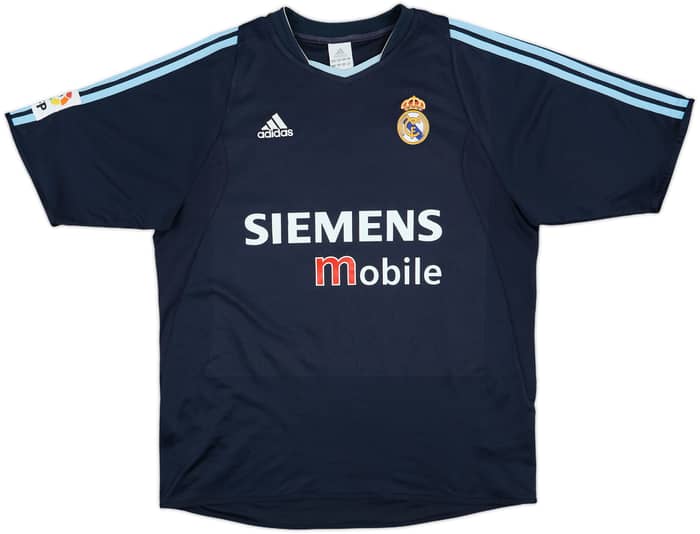 2003-04 Real Madrid Away Shirt Zidane #5 - 8/10 - (L)