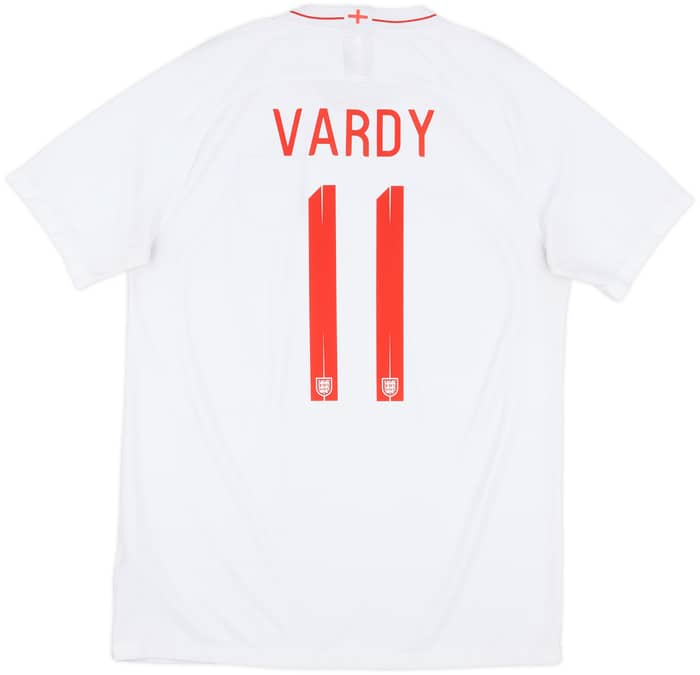 2018-19 England Home Shirt Vardy #11 - 6/10 - (L)