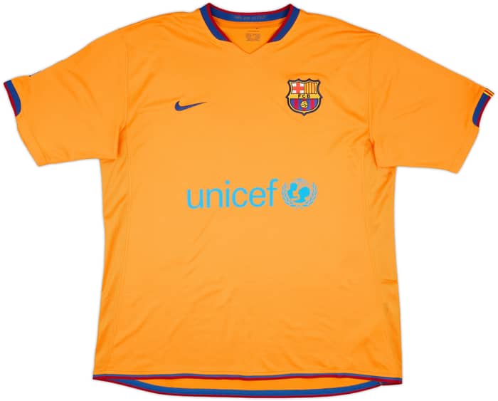 2006-08 Barcelona Away Shirt Ronaldinho #10 - 10/10 - (XL)