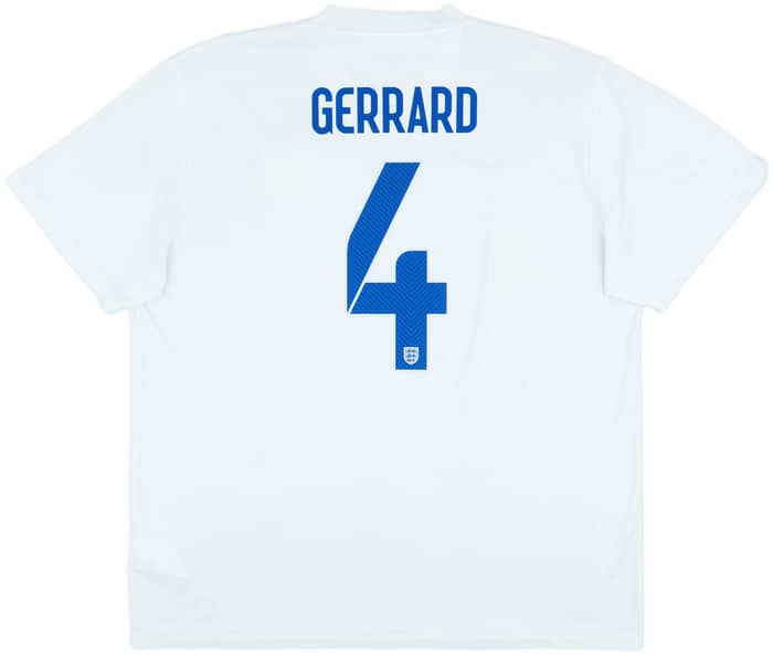 2014-15 England Home Shirt Gerrard #4 - 7/10 - (XXL)