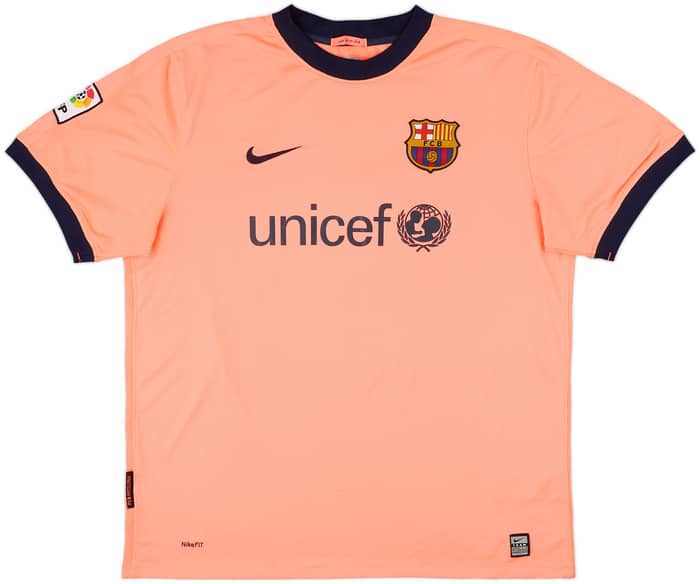 2009-10 Barcelona Away Shirt Ibrahimovic #9 - 8/10 - (XL)