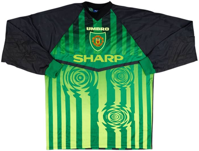 1997-98 Manchester United GK Shirt Schmeichel #1 - 9/10 - (XL)