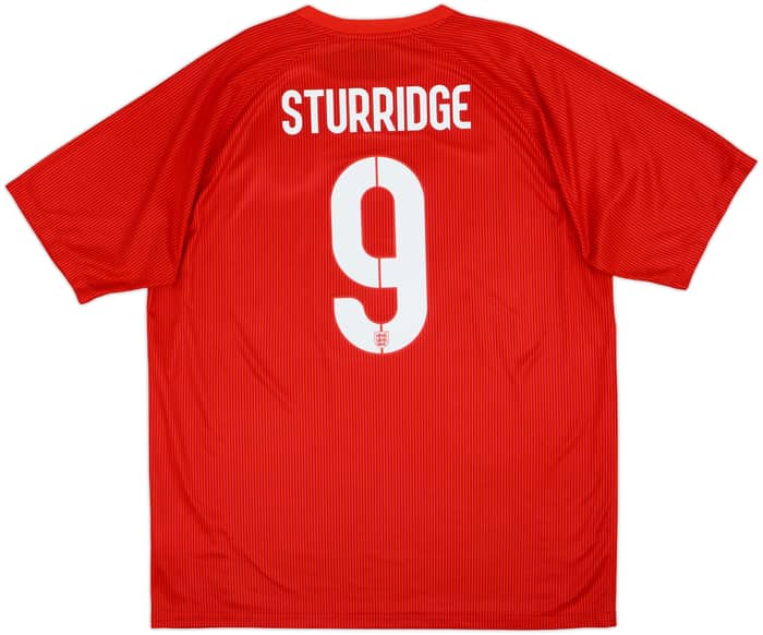 2014-15 England Away Shirt Sturridge #9 - 9/10 - (XL)