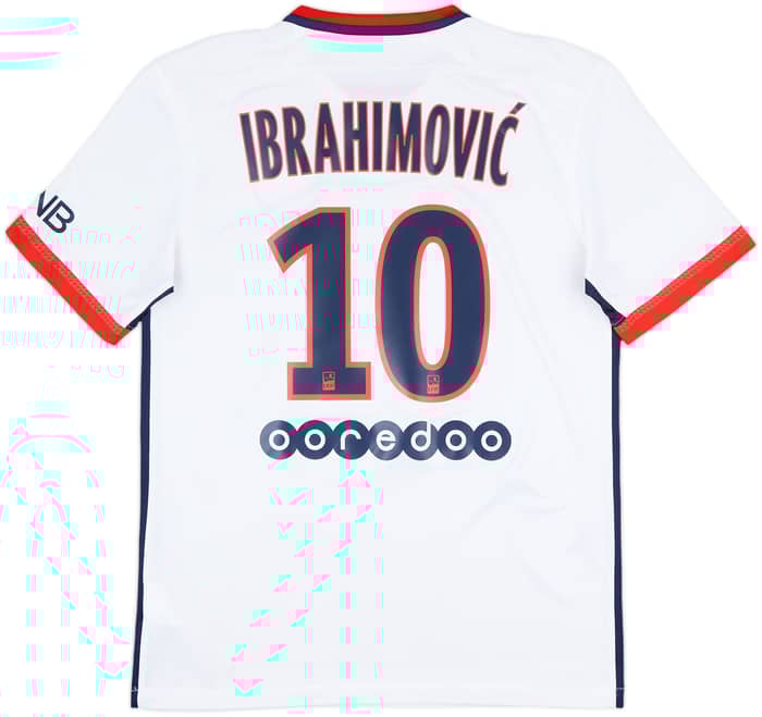 2015-16 Paris Saint-Germain Away Shirt Ibrahimovic #10 - 9/10 - (M)