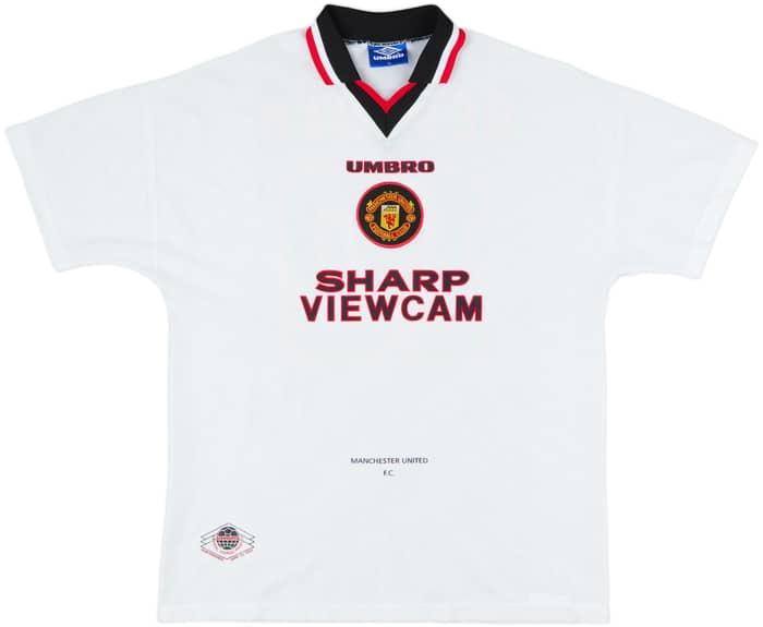 1996-97 Manchester United Away Shirt Beckham #10 - 8/10 - (XL)