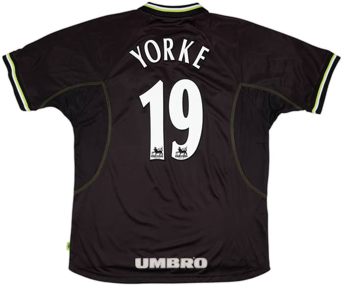 1998-99 Manchester United Third Shirt Yorke #19 - 8/10 - (XL)