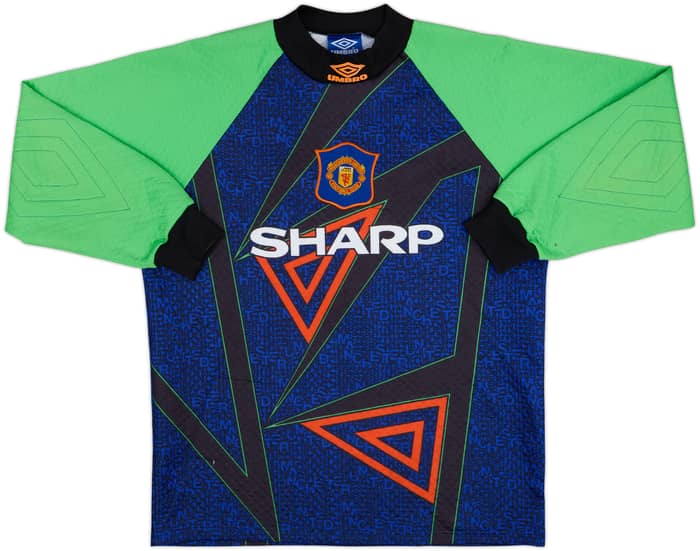 1994-96 Manchester United GK Shirt Schmeichel #1 - 7/10 - (L)