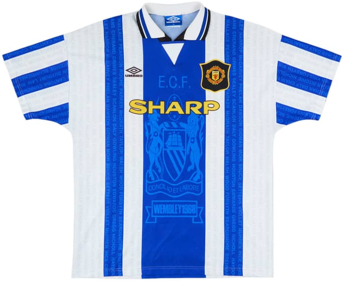 1994-96 Manchester United Third Shirt Beckham #24 - 8/10 - (XL)